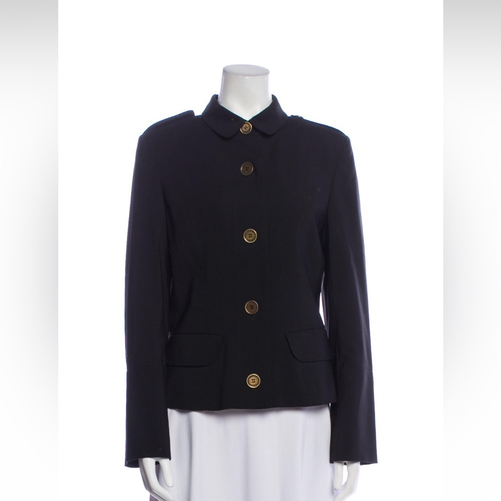 Black Burberry London Evening Jacket in Size M | US8